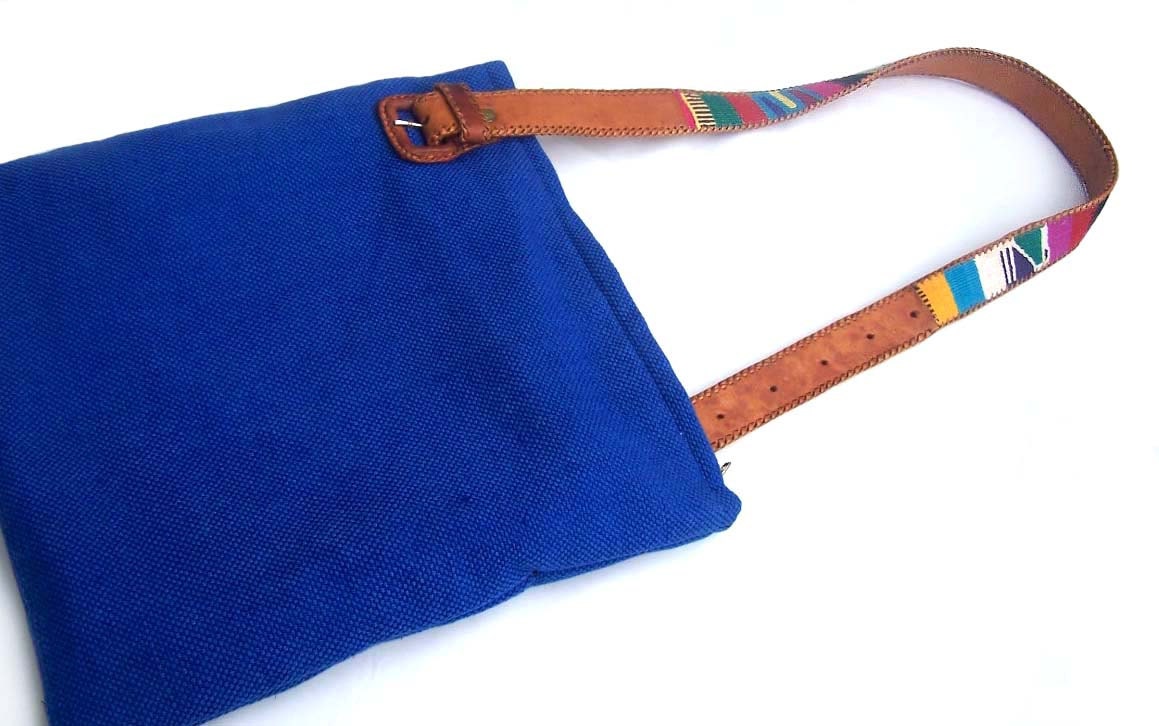 ETHNIC belt BLUE bag