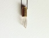 Clear Quartz // Medium Crystal Necklace
