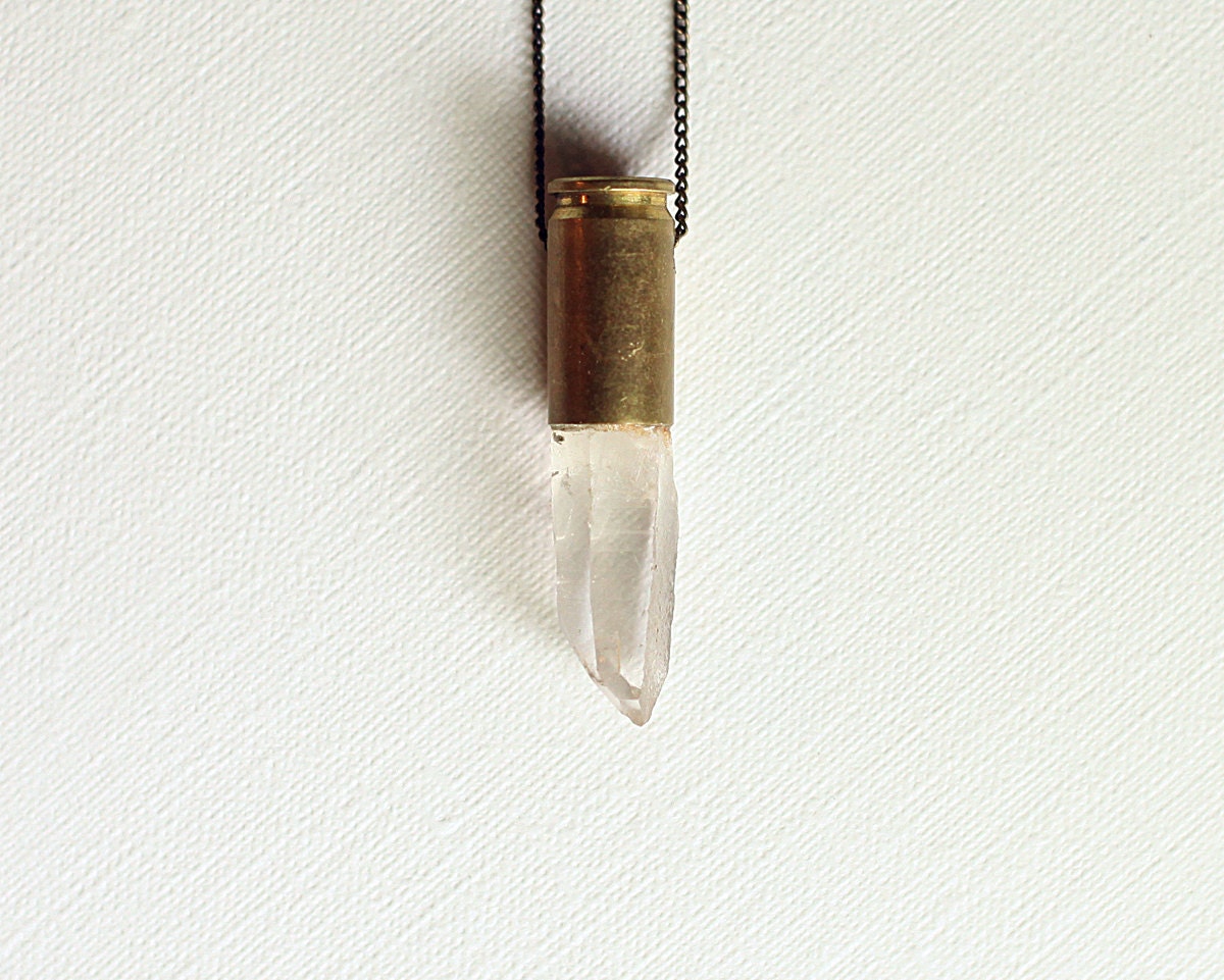 Clear Quartz // Medium Crystal Necklace