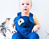 Puppy dog dress up dungaree.