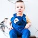 Puppy dog dress up dungaree.