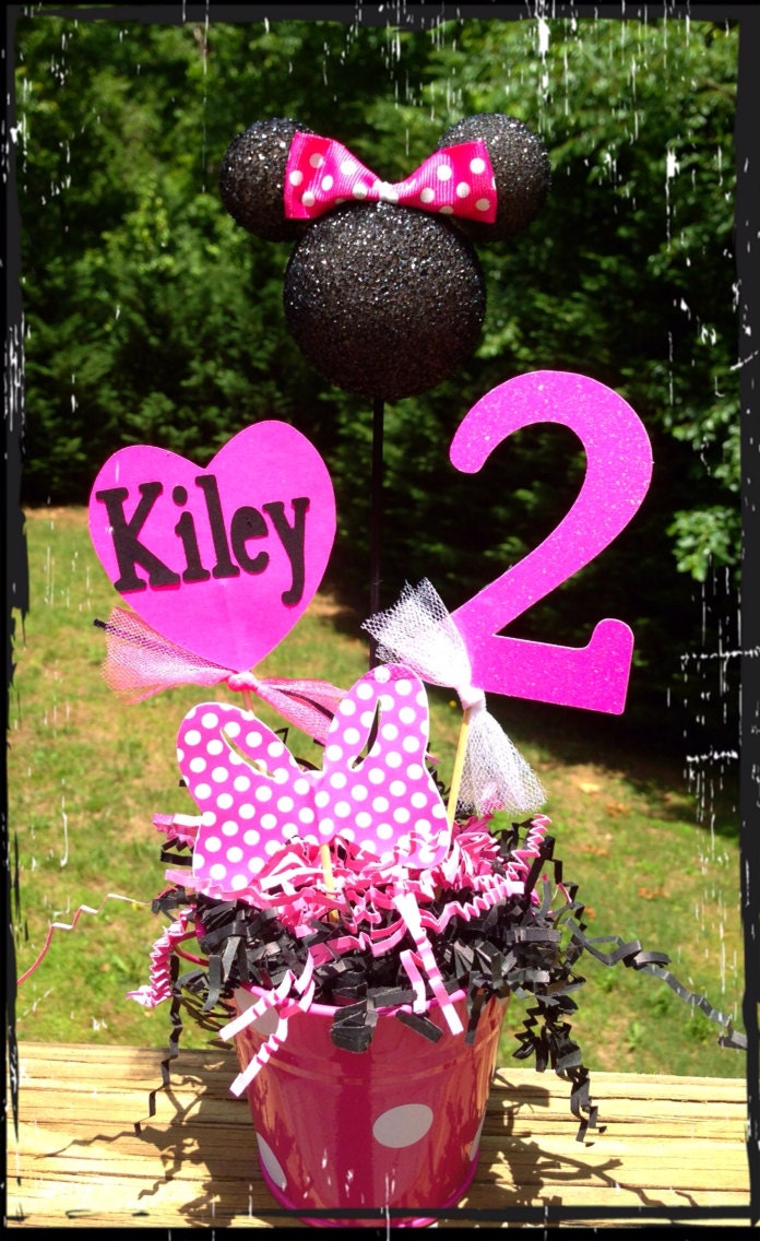 Minnie Mouse Birthday Centerpiece