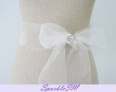 Organza Bridal Sash Alva