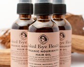 Organic Nourishing Hair Oil 2 oz. Argan Jojoba Avocado Camelina