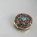 Chinese Enamel Sterling Silver Filigree Locket Huge Pendant Export GF