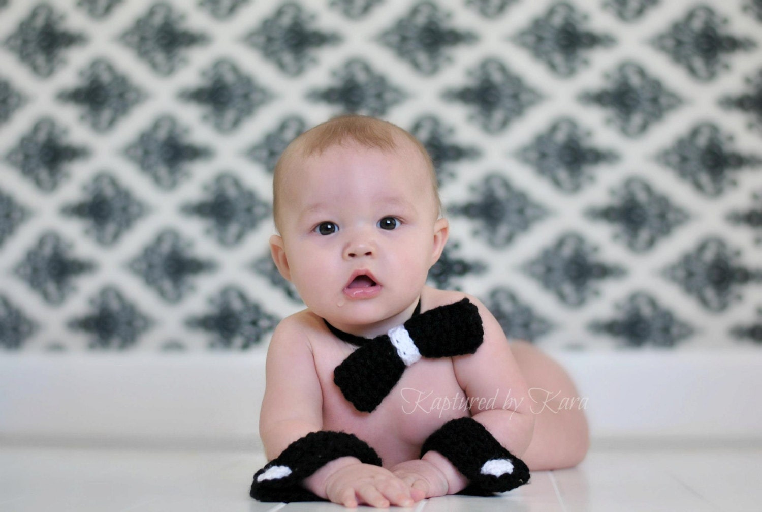 Tuxedo Outfit Crochet PDF Pattern