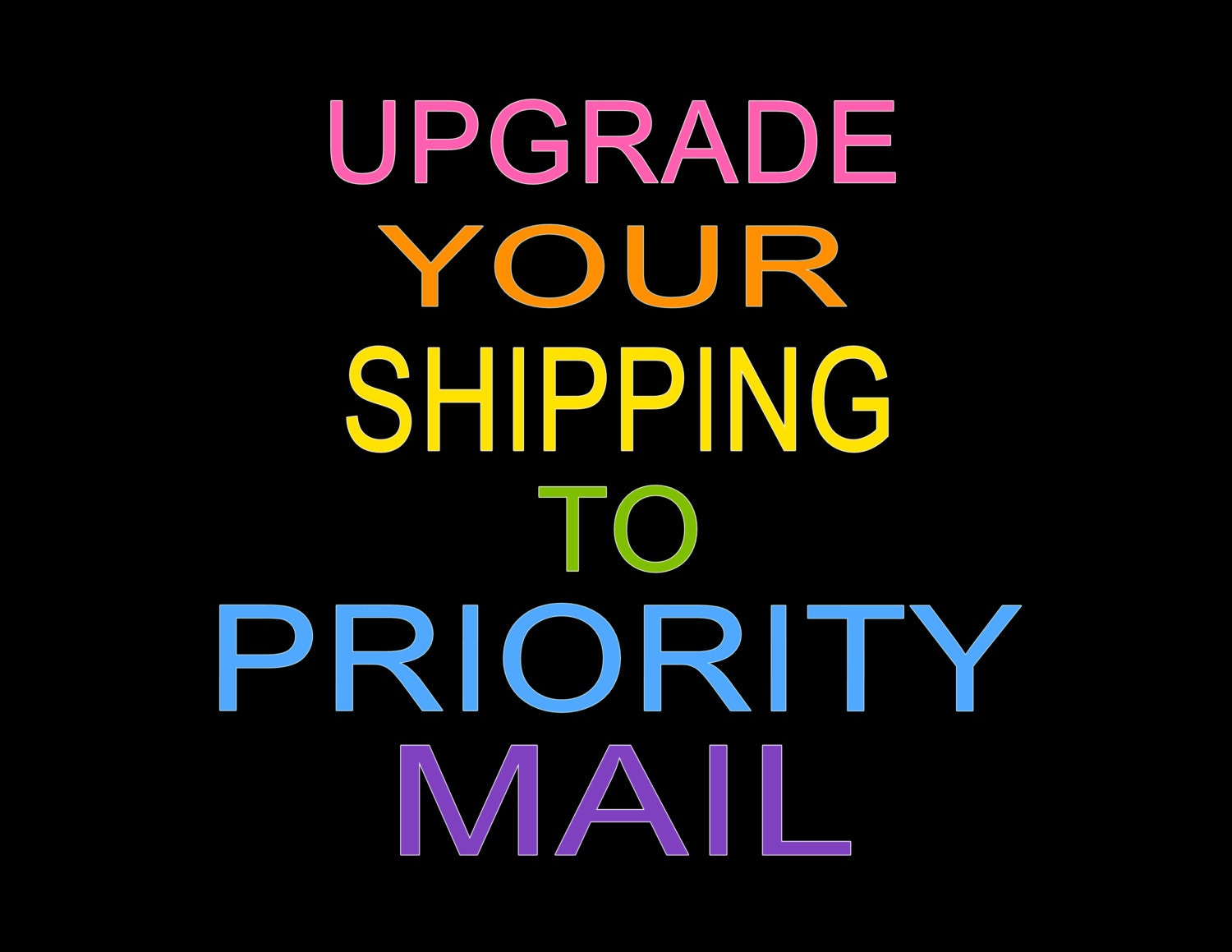 SHIPPING UPGRADE from ArtWildflowers