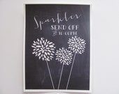 PDF Printable Sparkler Send Off Wedding Print