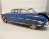 1953 Hudson Hornet 1/24 scale model car in blue and white two tone
