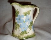 Vintage Cash Family Pottery Hand Painted Creamer Pitcher late 1940s Only 7 USD