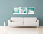Dandelion photography print set  4x4 5x5 inch Fine art botanical photography nature photography summer teal blue wall art nursery