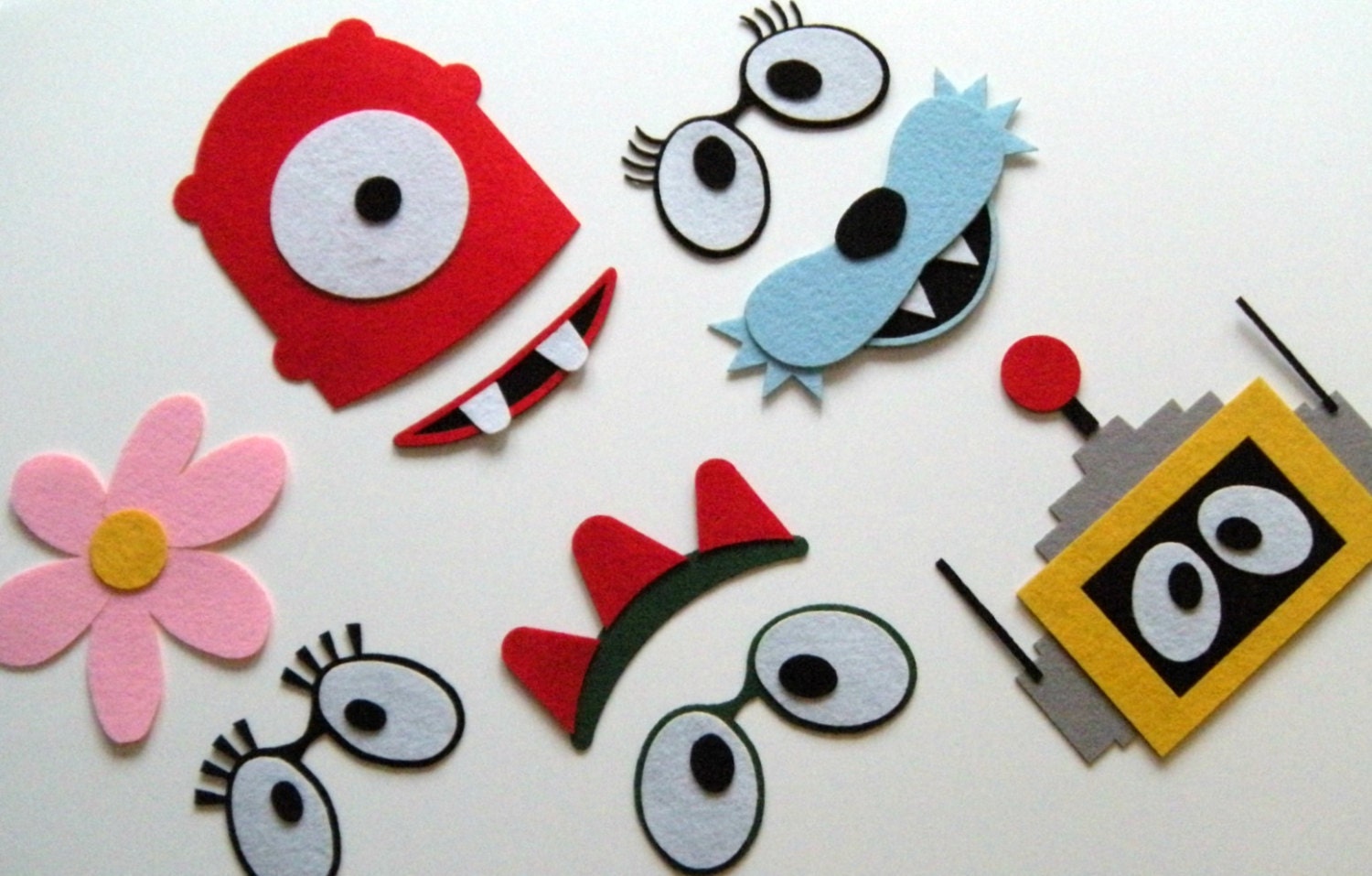 Photobooth prop Yo Gabba Gabba and friends Kit