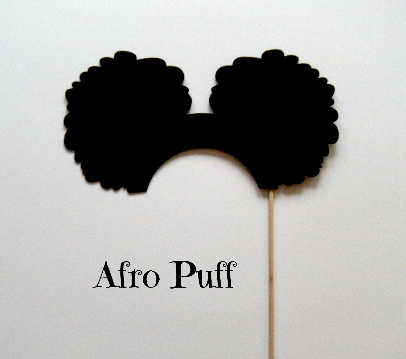 Photobooth prop Afro Puff Kit