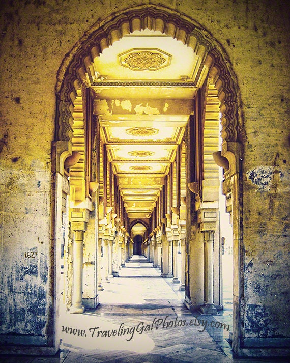Travel photography door doorway grey yellow vintage collection home decor large wall art 14x11 fine art photo