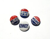 Red White and Blue - Vintage Political Campaign Pins