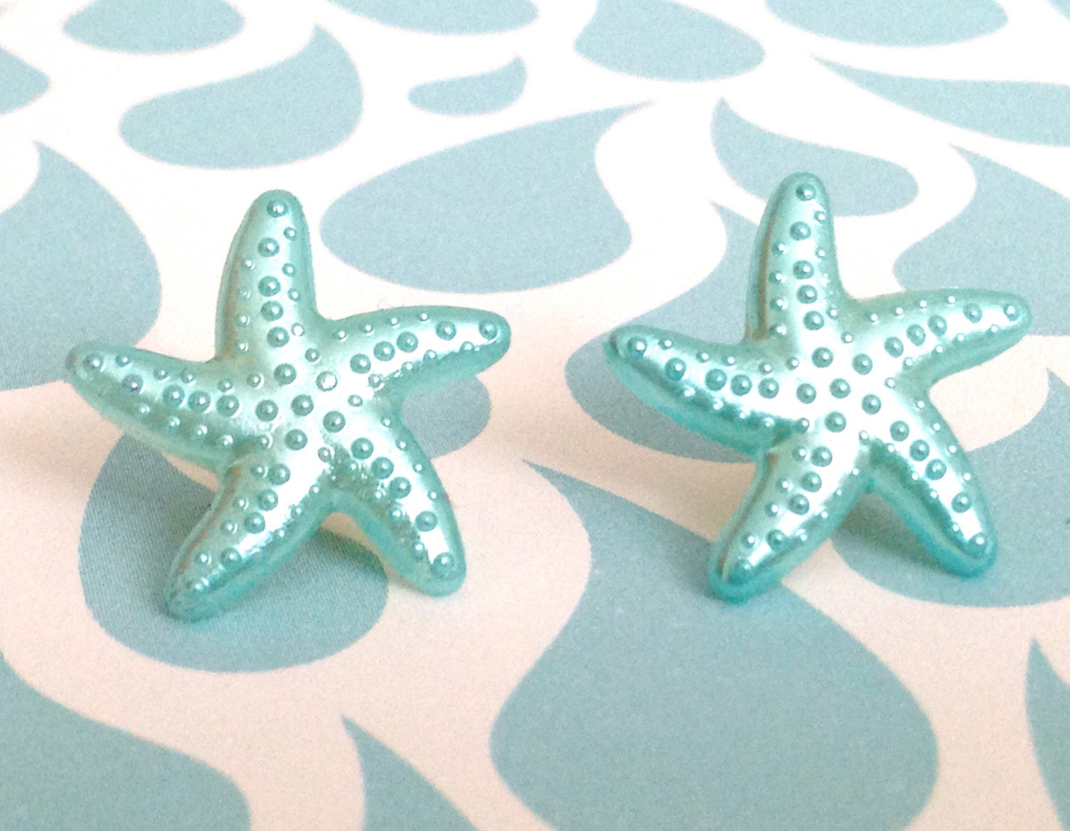 Blue Starfish Earrings 10% of this sale will go to Sea Shepherd Conservation Society