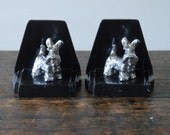 Vintage Art Deco Scottie Dog Bookends