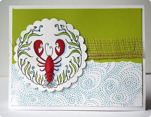 Handmade Beach Card