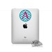 Chevron Monogram Decal - Two colors - Vinyl Wall Art