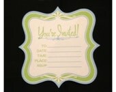 Baby shower invitation - boy