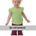 UPGRADE to white PLEATED SHORT Sleeve - Infant & Toddler