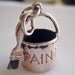 Silver Nuvo Blue Paint Pot & Brush  Enamel Charm Moves