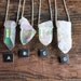 Sterling Silver Opal Aura Quartz Point Necklace