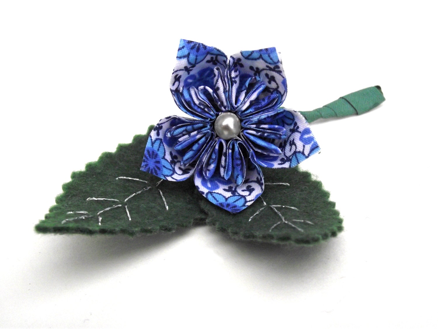 Beautiful Boutonnières: China Blue