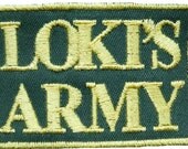 Thor/Avengers "Loki's Army" Embroidered Patch