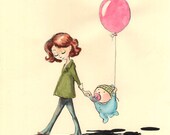 Springtime. Original drawing