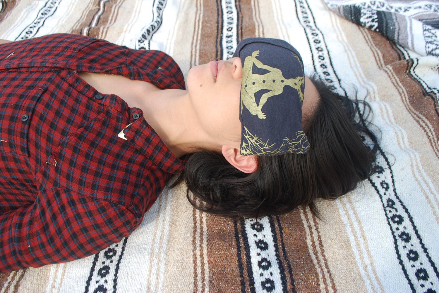 Dream Pillow - Bamboo and Organic Cotton Eye Pillow with Soothing flowers & herbs