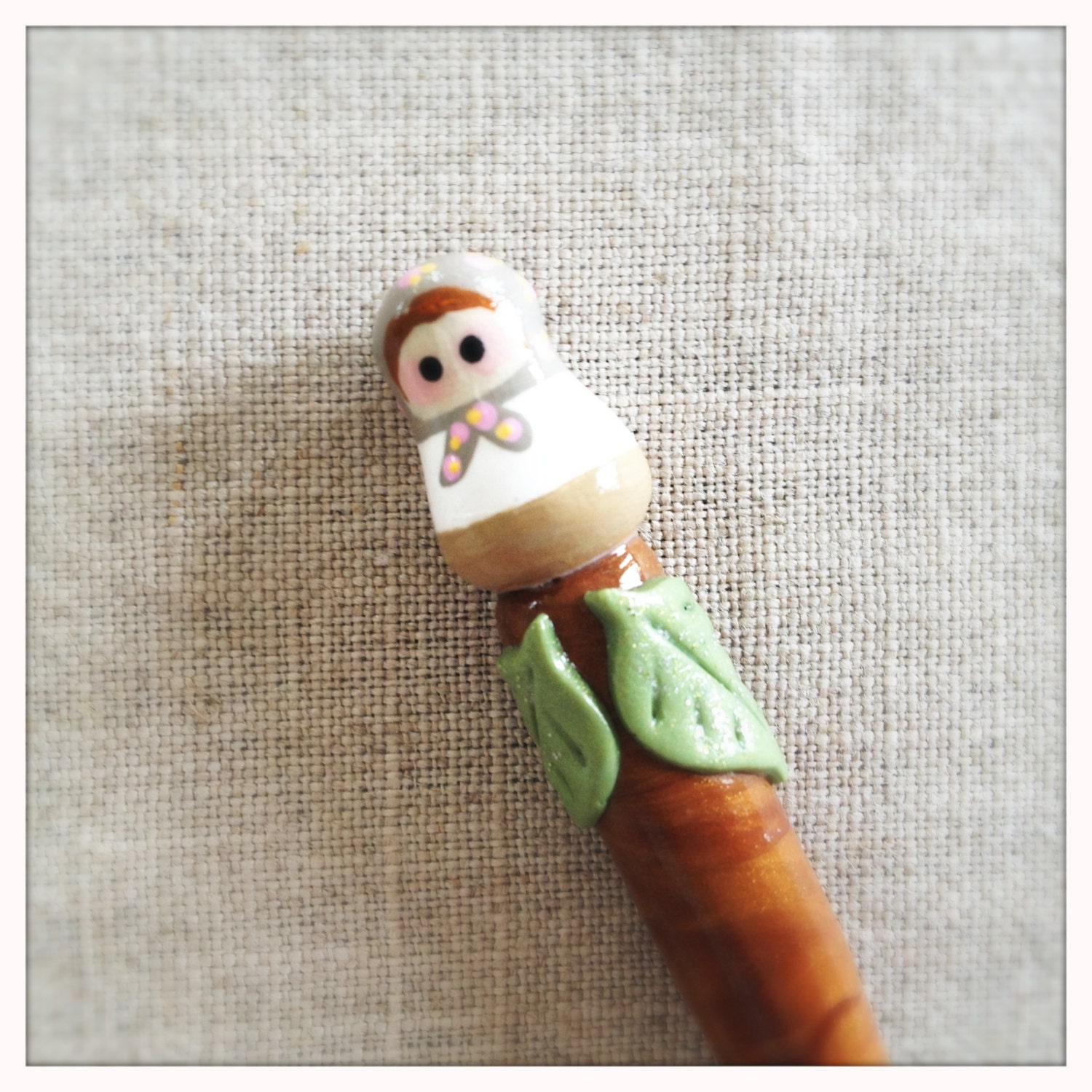 Fancy Matryoshka Doll Crochet Hook