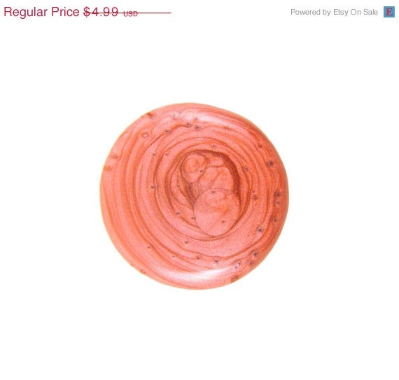 60% OFF SUMMER SALE Nail Polish - Coral Sherbet - Non Toxic Nailpolish - 3 Free Nail Lacquer