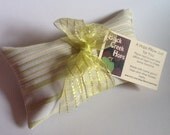 Elegant Lime Green Stripe Hops Pillow - Sleep Aid Aromatherapy Pillow