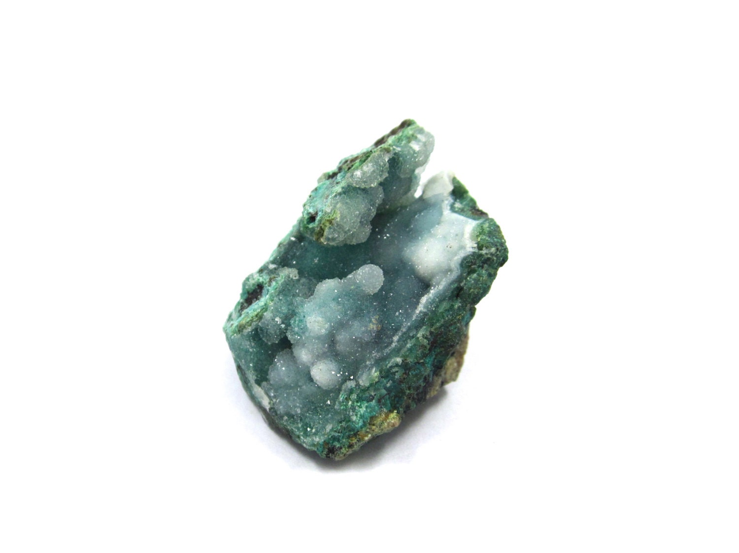 Chrysocolla Druzy Specimen 20mm x 23mm Wire Wrapping, Jewelry Making, Blue, Turquoise, Blue Green (Lot No. 3811)