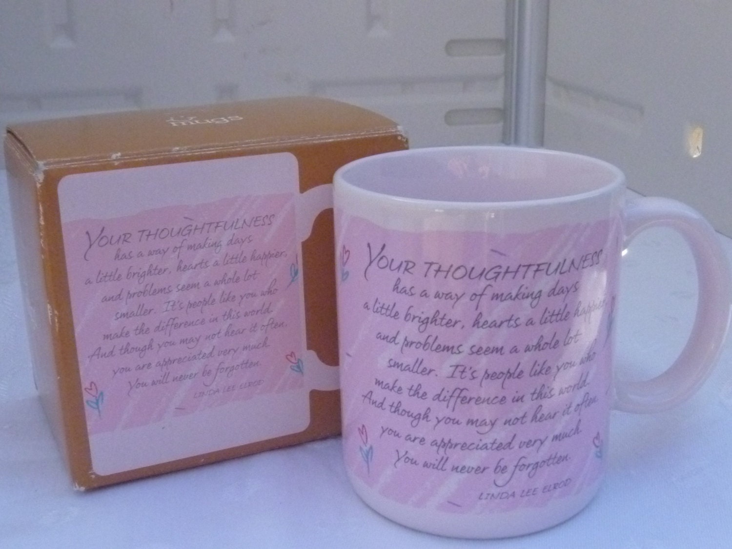 HALLMARK Coffee Tea Cocoa Cup YOUR THOUGHTFULNESS 1987 N O S