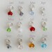 Vertical Stamped Initial Necklace - Customize - Personalize - Sterling Silver