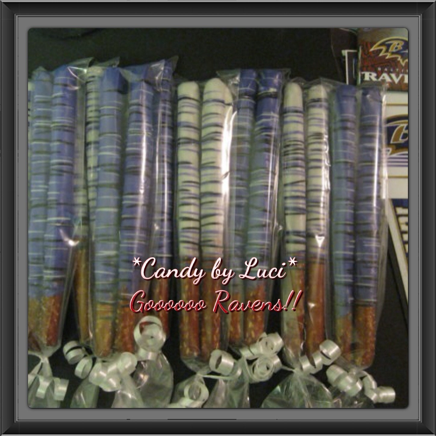 Chocolate Covered Pretzels (Ravens Themed) Il_570xn