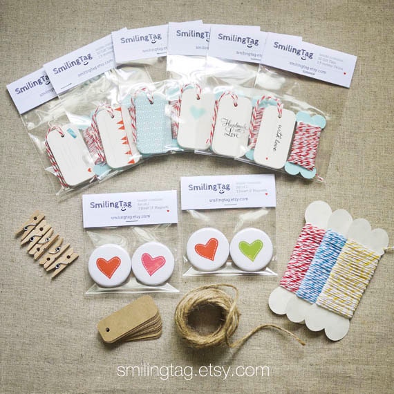 DIY Gift Wrapping Kit in Decorative Box - Holiday DIY - Packaging - Birthday Gift - Pretty Goodies - (Item code: J363)