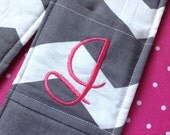 Single Letter Embroidery Add On for Camera Strap Cover- Girls Font
