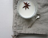 Set of 2 Pure Natural Linen Tea Towels