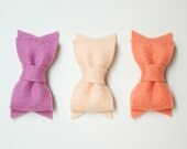 Sherbet Felt Bows- Set of 3