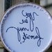Hoop art quote / You are my favorite / 6 inch round embroidery hoop