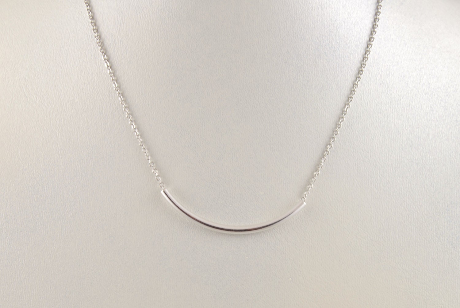 Silver Bar Necklace