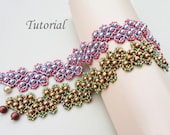 PDF for ZigZag Beadwoven Bracelet Beading Pattern Tutorial - beaded seed bead jewelry - beadweaving
