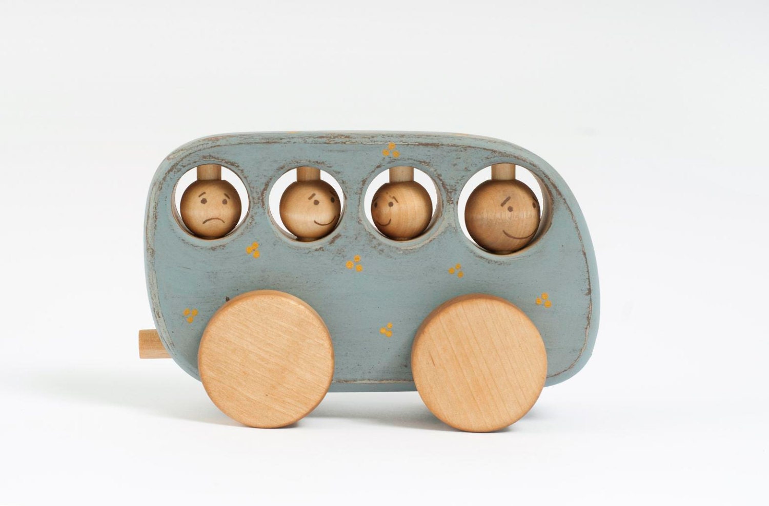 Wooden Rustic Toy Bus eco-friendly kids toy