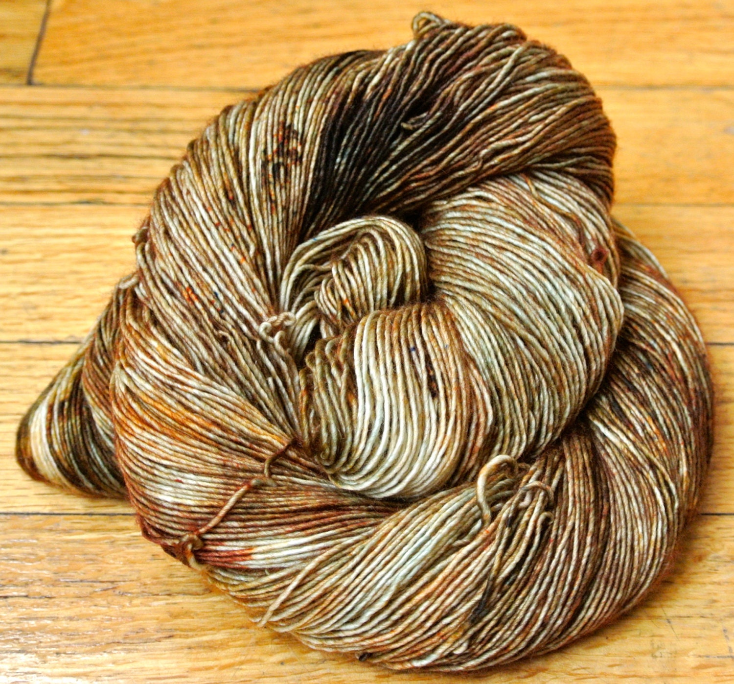 Central Park Fingering - BARNACLE - (100% Superwash Merino Yarn) - Light Fingering Weight - Hand Dyed, One of a Kind - 400yds/100g