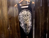 skull stripes in back clothing typography women fabric good  punk rock tank top new sexy summer black shirt tee tshirt screen print