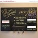 ON SALE Mail Organizer chalkboard medium wall mounted pockets and hooks