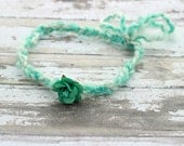 Baby Headband - Newborn Tieback - Newborn Tieback - Photo Prop - Hippie Headband - Boho Chic